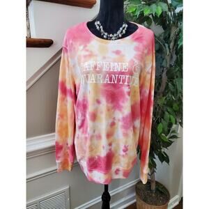 Modern Women's Multicolor Cotton & Polyester Round Neck Long Sleeve Shirt Top XL